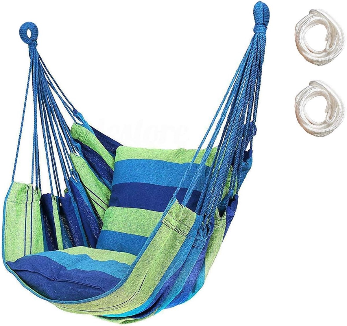 Hangmat voor Buiten - Groen - 320 g - Ultralichte Reis Hangmat met Draagtas - Voor Camping en Vrije Tijd