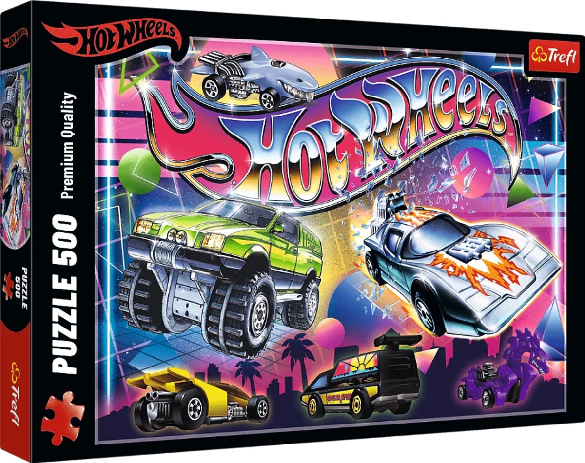 Puzzel – 500 – Hot Wheels: de jaren 80 – Trefl 37538