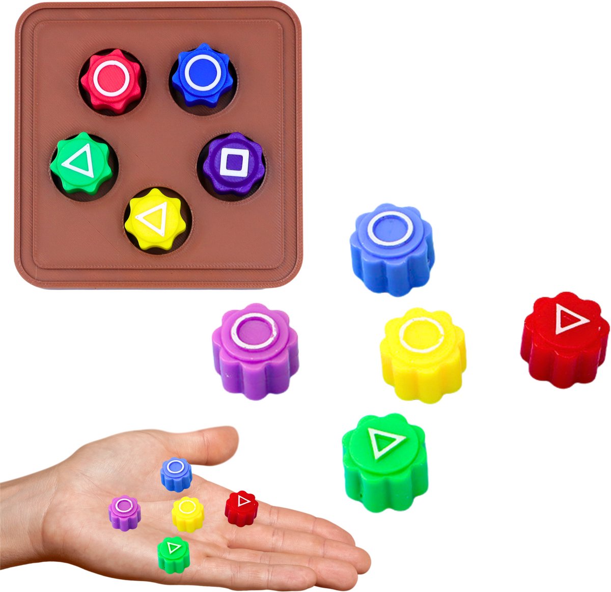 Dobbelstenen voor het spelen van Gonggi Hacele Squid Games Arcade Game Base 5st B