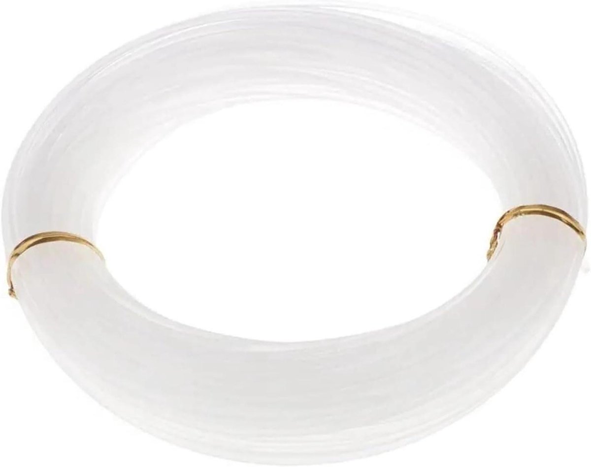 Vislijn Nylon - Visdraad Zeevis - Vissen Buiten - Extra Dik - 1.0 mm 60 m - Transparant