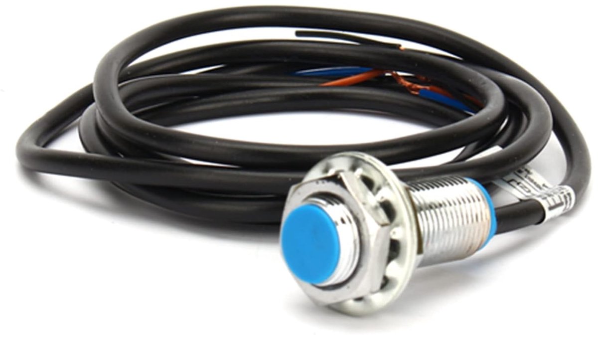 SnelShoppen - 10mm NPN Sensor Proximity Sensor Hall Sensor 12V Schakelaar Hall Effect 3 Draad Normaal Open met Magneet 5-24VDC 6-36VDC