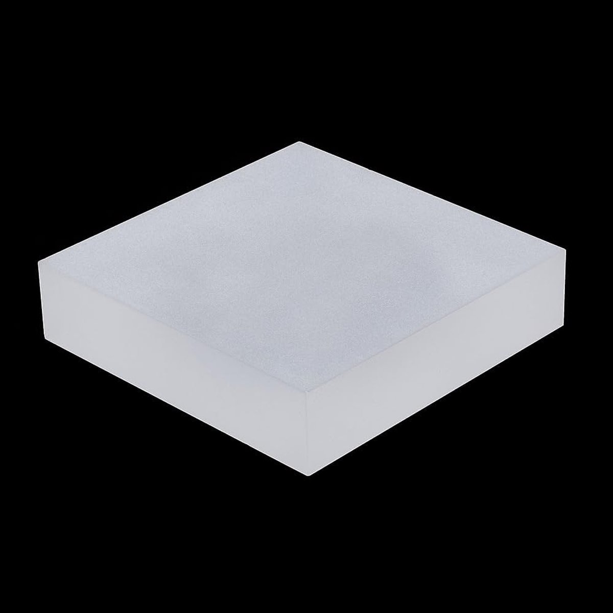 SnelShoppen - Matte Acryl Vierkante Display Basis 10 x 10 x 2.2 cm - Solide Gepolijst Displayblok voor Handicraft, Sieraden, Ringen, Oorbellen, Armban