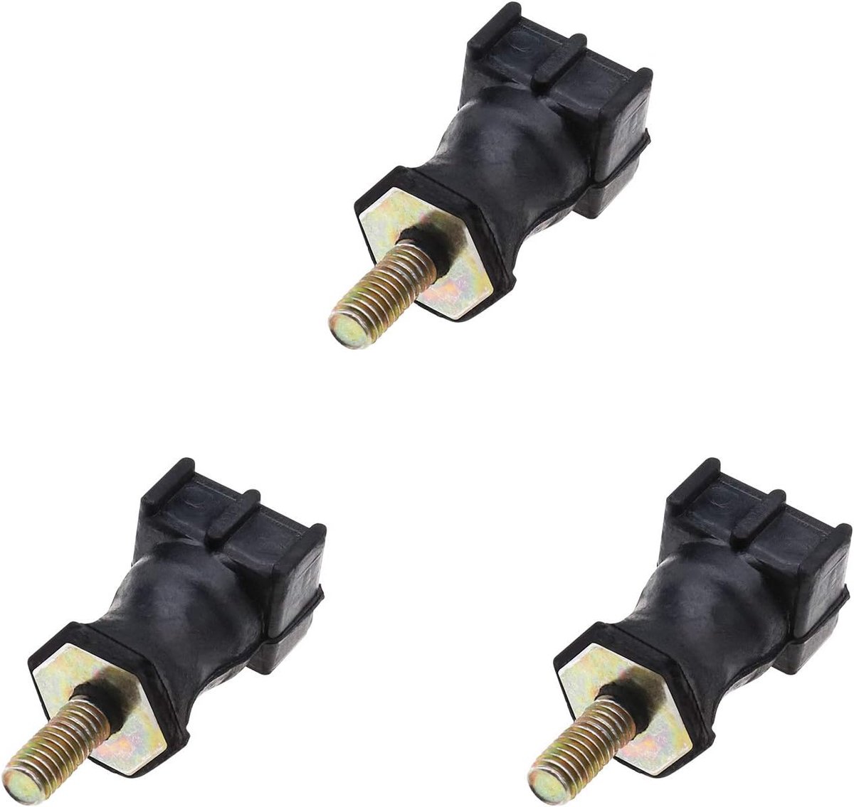 SnelShoppen - 3x Auto Secundaire Luchtpomp Beugel Demper Buffers 06A133567A Geschikt voor A3 A4 Jetta Golf Passat - Hoge Betrouwbaarheid en Stabilitei