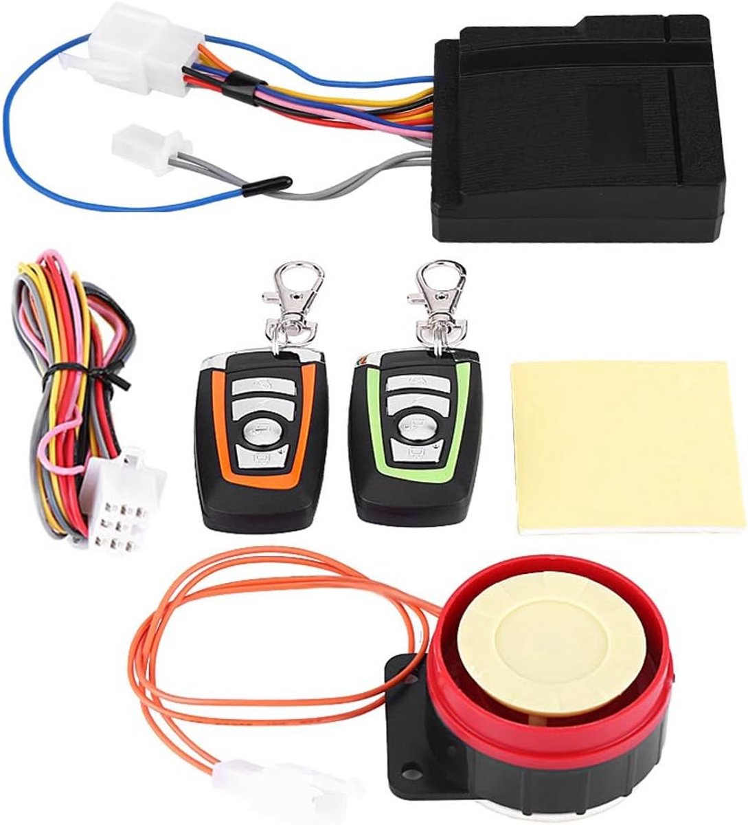 SnelShoppen - Motorralarm Systeem, Waterproof, Hard Geluid, Anti-Diefstal Bescherming Alarm Systeem met Afstandsbediening