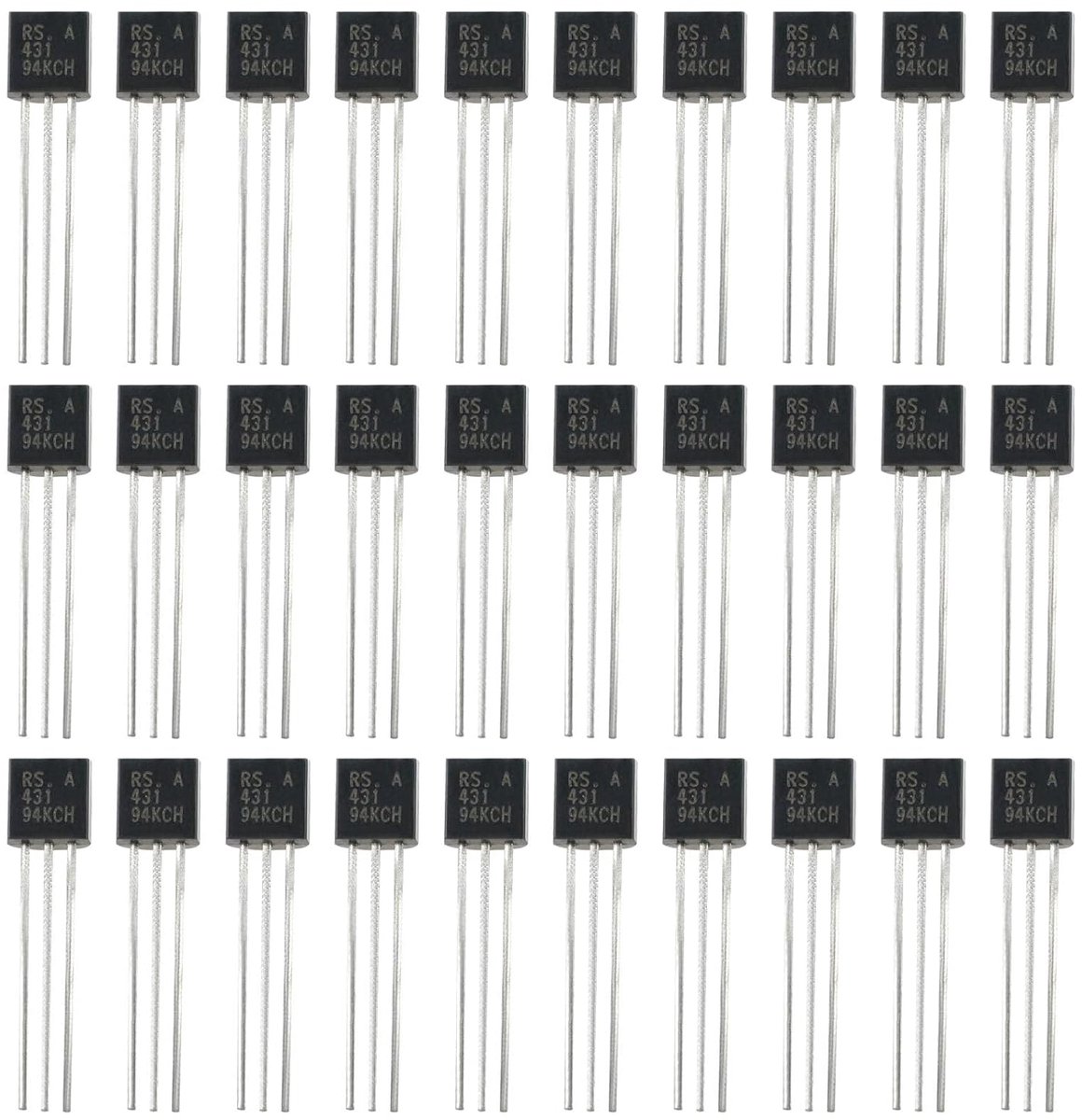 SnelShoppen - 50 Stuks TL431A Shunt Regulator 1mA tot 100mA Spanningsregelaar Drie-Terminal Verstelbare Regulator