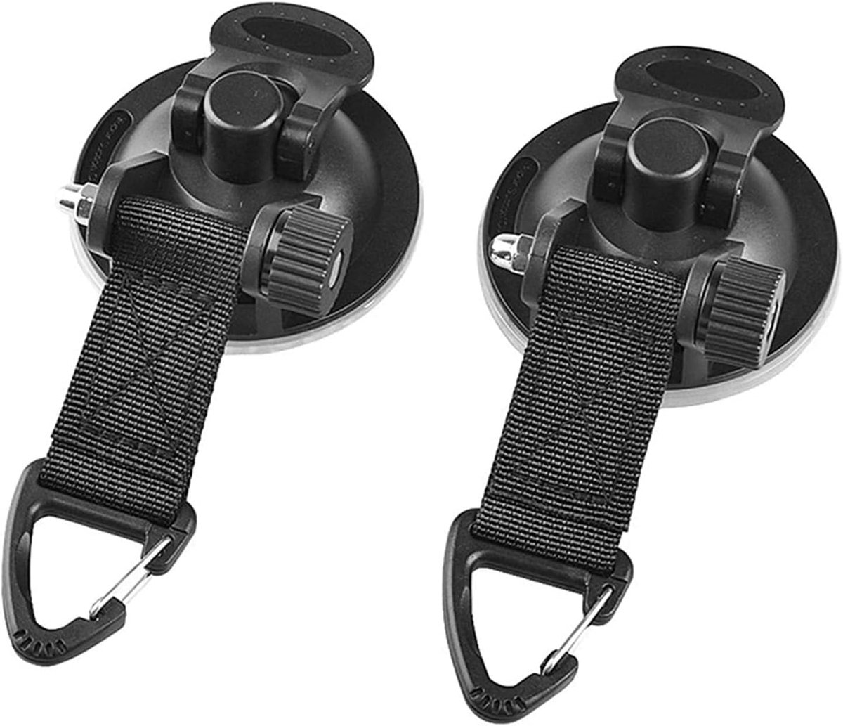 SnelShoppen - 2x Multifunctionele Suction Cup Anker met Bevestigingshaak voor Tenten, Zwembadzeilen en Camping - Krachtige Zuignap voor Auto en Boot
