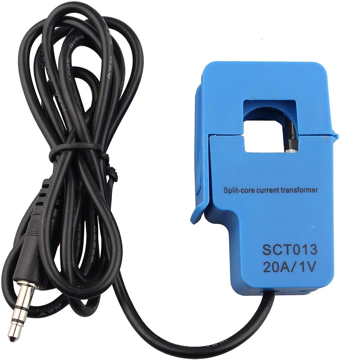 20A SCT-013-000 Non-Invasive Sensor Split Core AC Current Transformer (20A 1V) - ShopVlot