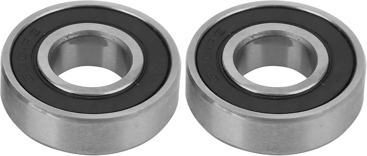 SnelShoppen - 2 Stuks RVS Achterwiel Lagers voor Elektrische Scooter M365/1S/PRO/PRO2 - Hoogwaardige Prestaties - Perfect voor Vervanging en Reparatie