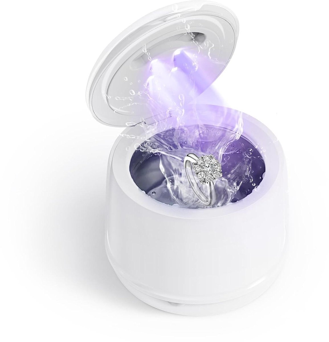 Ultrasone Reiniger - Schoonmaakapparaat - Sieraden Reinigen - Roestvrij Staal - 200 ml - Zilver