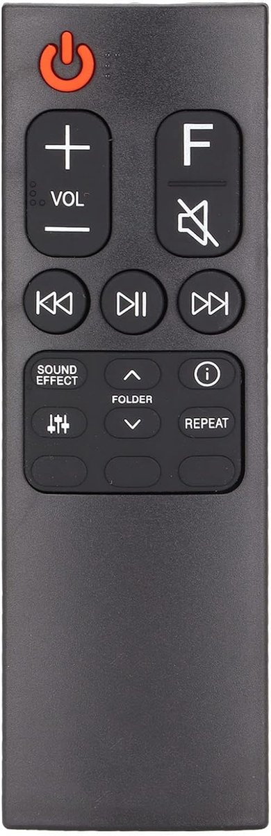 SnelShoppen - Afstandsbediening voor LG Soundbar SL5Y SL6Y SN6Y SL4Y SNH5 SN5Y SL10Y SL9Y SL8Y - Vervangende Remote Control - Batterijgevoed - Duurzaa