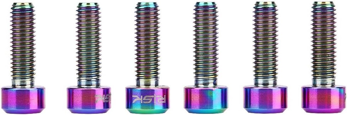 SnelShoppen - Fietsstuur Bouten Set - Titanium Legering Sterke en Lichtgewicht Vervangende Schroeven voor Fietsaccessoires - Ideaal voor Fietsreparati