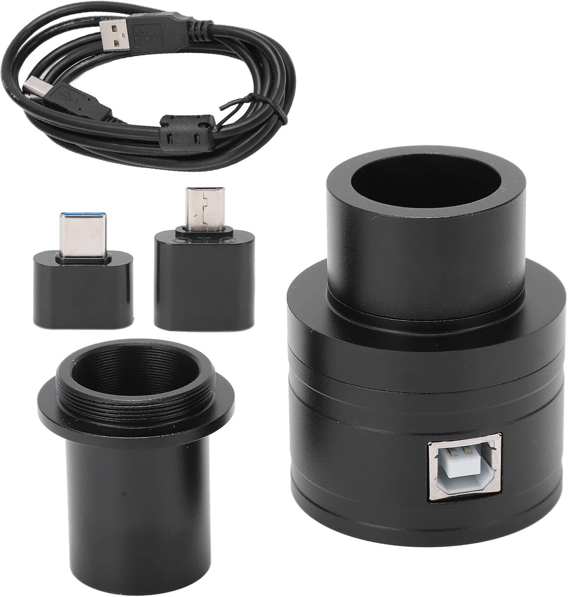 SnelShoppen - Digitale Telescoop Oculair voor Camera, CMOS Elektronisch Oculair voor Computer, Mobiele Telefoon, Tablet - 1.25 Inch Astronomie Camera