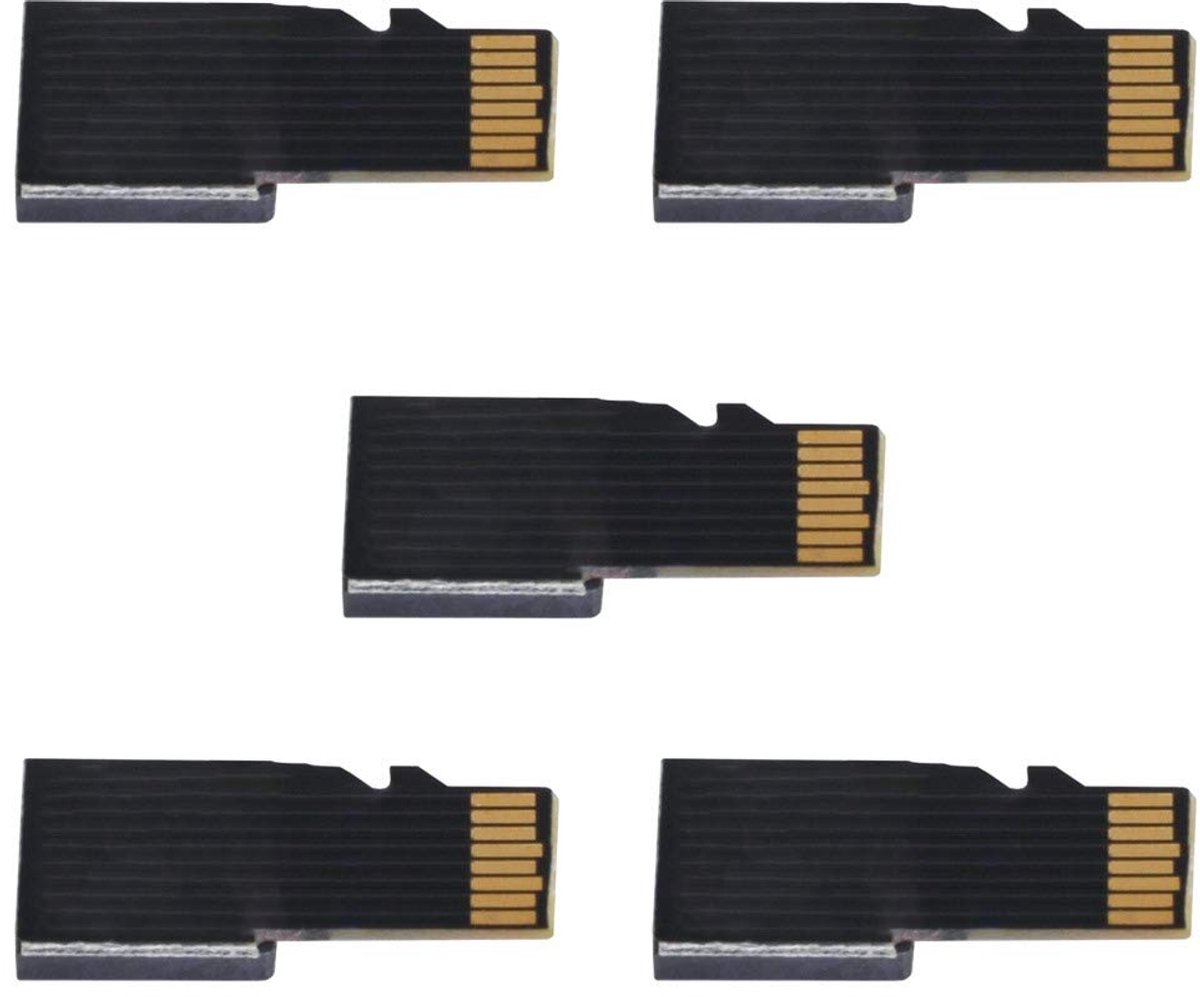 xiwai 5 kaarten micro-SD-TF-kaart met verlengstuk, PCBA-lecteur voor spraaktelefonie, gps-téléphone