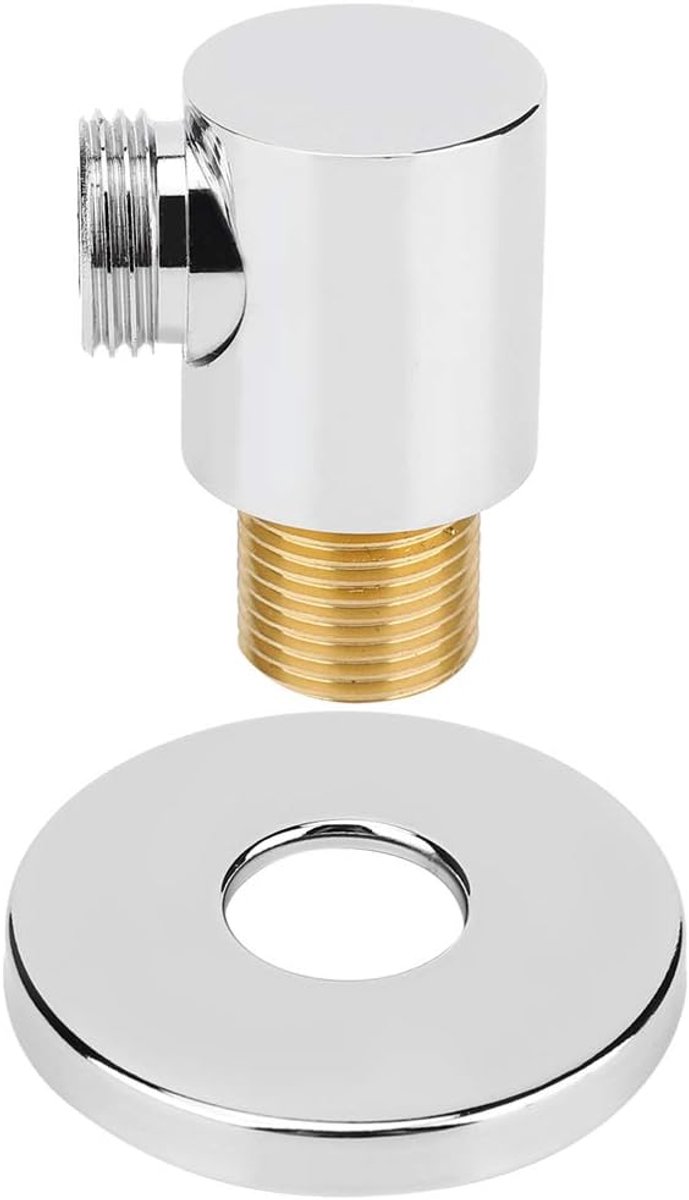 SnelShoppen - Wandconnector Douche Slang G1/2in - Muurmontage - Duurzaam - Handdouche en Badmondstuk Accessoire - Praktisch en Mooi