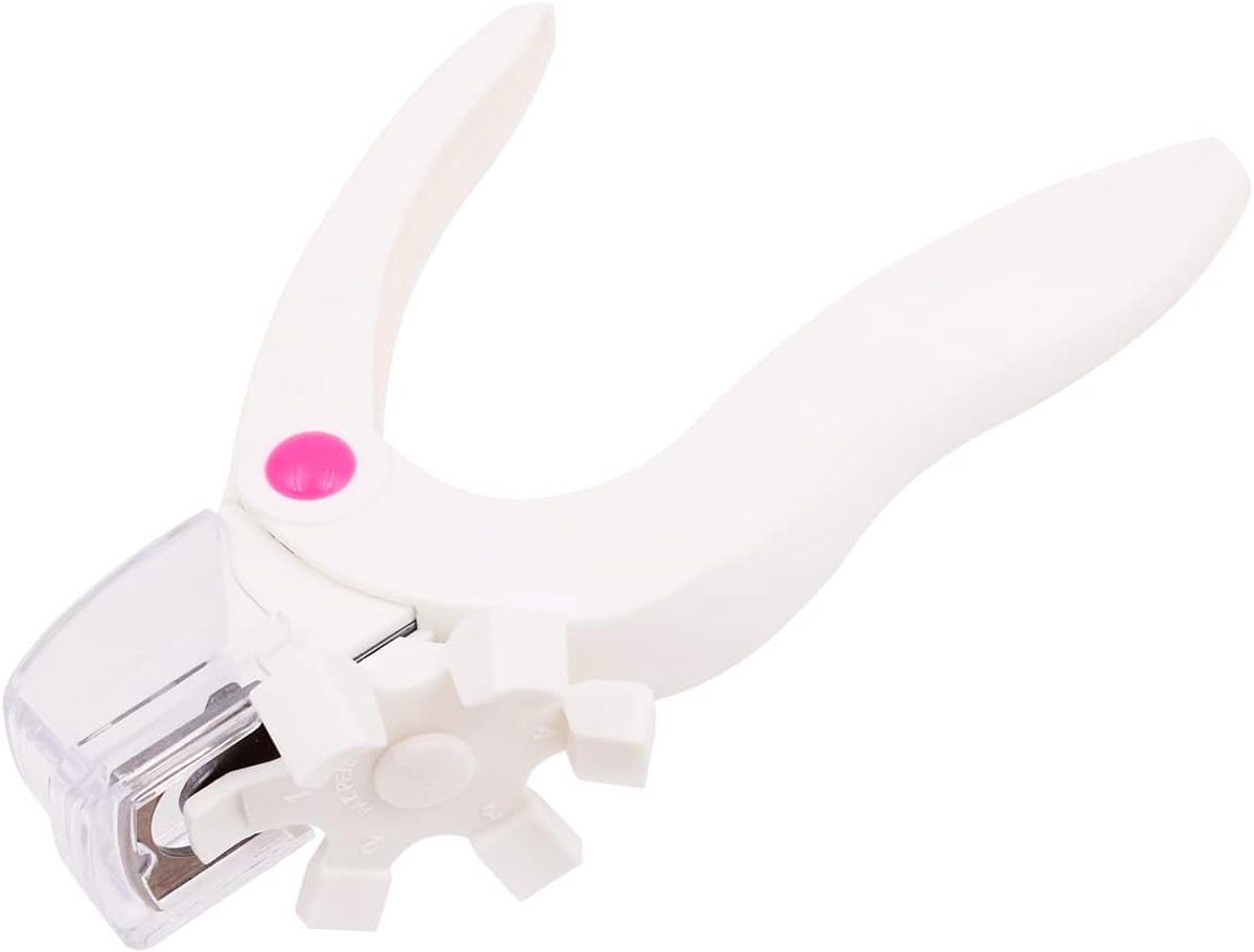 SnelShoppen - 2 Stuks Nagelknippers voor Acrylnagels - Verstelbare Nagelclipper voor Kunstnagels - Ideaal voor Franse Nagels, Vierkante en Ronde Nagel