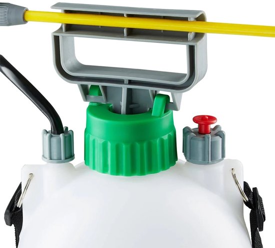 Damenzo - Tuinspuit - Drukspuit - Waterspuit - Tuinartikelen - Tuin - Plantenspuit - Druksproeier - 5 Liter - Inclusief draagriem van damenzo — afbeelding 3