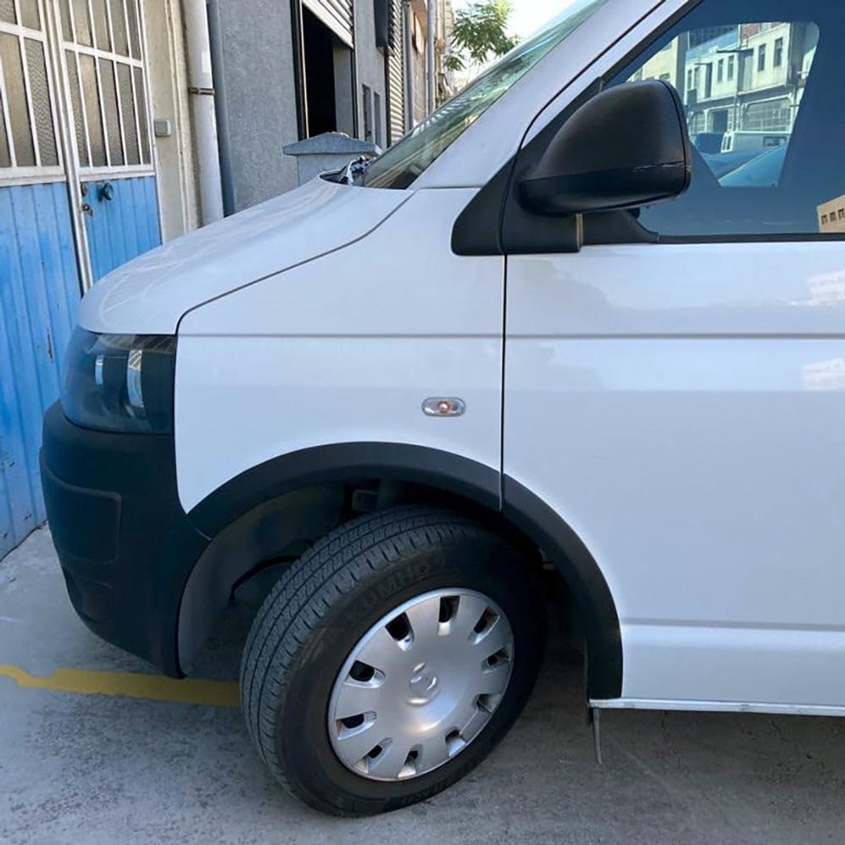 Fender Extender Set Volkswagen Transporter T5-T5.1 - Matte Zwart - OEM Kwaliteit - Perfecte Pasvorm - ShopVlot