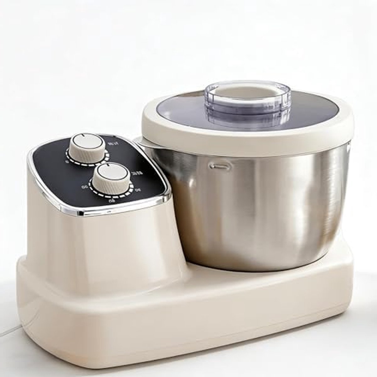 Deegmixer - Kneedmachine Keukenmachine - Brood en Pizza Maken - Geïntegreerde Bewijsmodus - 7 Liter - Wit