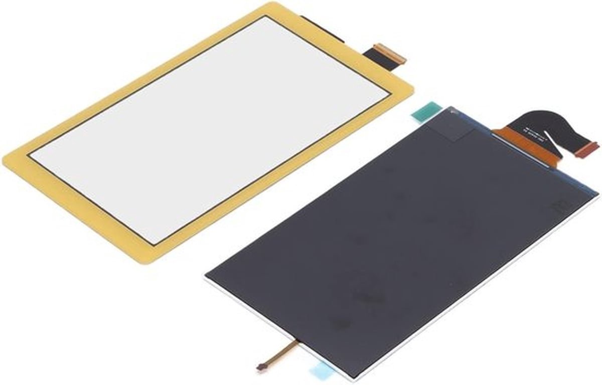 Vervangingsscherm voor Switch Lite - LCD Display en Digitale Touchscreen met Reparatie Tools Kit - Geel, Ideaal voor Schadeherstel en Verbeterde Beleving