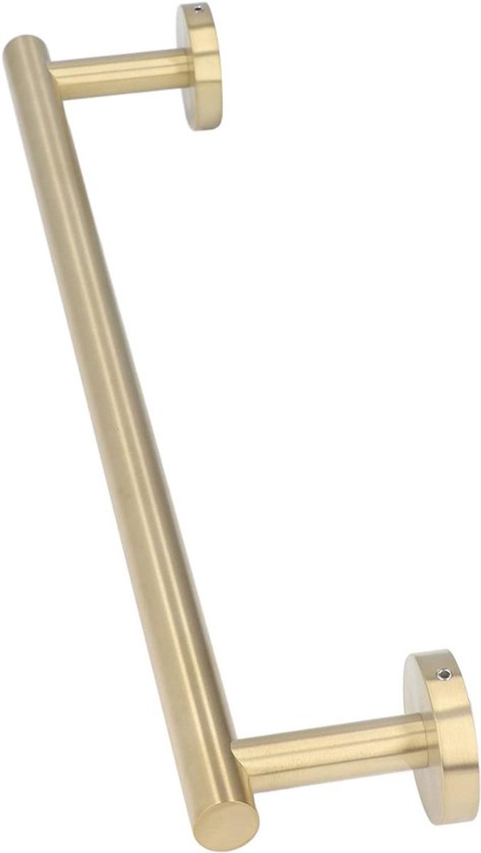 Gouden Handdoekhouder van 45 cm, Roestvrij Stalen Badkamer Accessoire, Sterke en Duurzame Handdoeksteun voor Badkamer