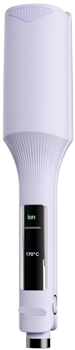 32 mm Haarkrultang Professionele Franse Eikruller Gegolfde Golvende Styler Snel Opwarmend Volumegevend Stylingtool (Paars met Anion, EU)