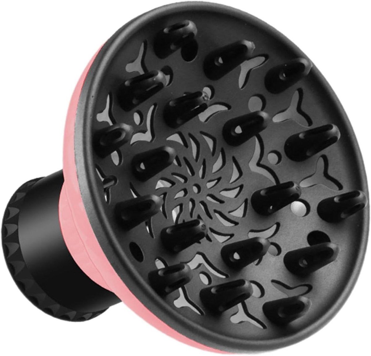 Haardiffuser Universeel - Föhn Accessoire Krulversterker - Haar Stylen - Hittebestendig Lichtgewicht - 16.5 x 15 cm - Zwart