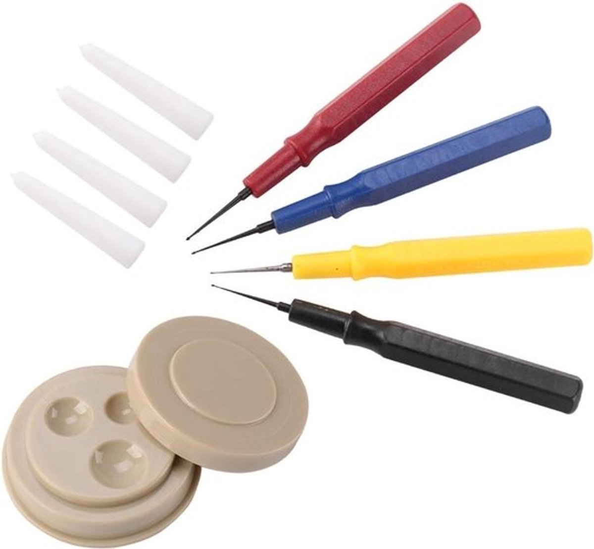 Complete Horloge Reparatieset met Plastic Oliekit, Oliekop en Oliepen voor Horlogemakers en Klokkenreparatie