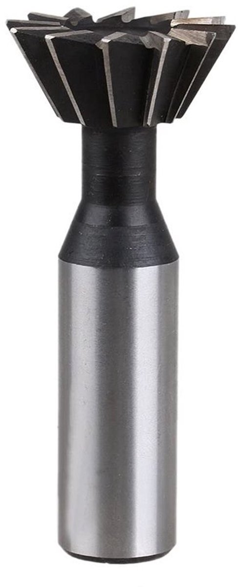 Dubbelzijdige Dovetail Cutter met Cilinder Schacht - HSS Snijgereedschap voor Precisiewerk 10mm * 45°