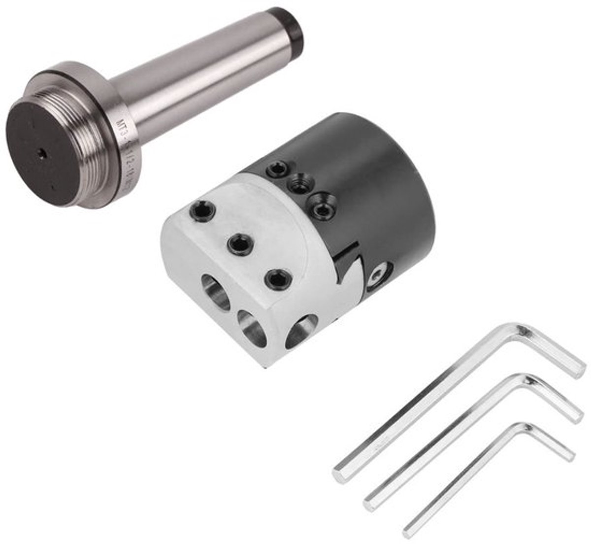 Mandrino-adapter - CNC-boren - Precisie en betrouwbaarheid - Geschikt voor MT3 en M12 - Hoogwaardige kwaliteit - Voor professioneel gebruik