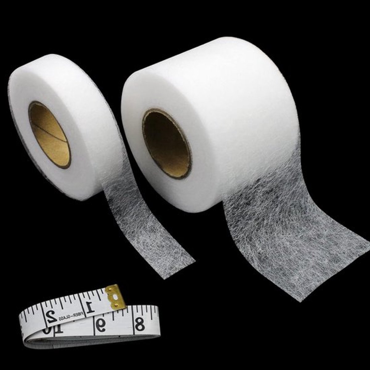 Kant-en-klare Strijkband voor Hemmen, 20mm x 30m en 60mm x 30m, Ideaal voor Jeans, Broeken en Gordijnen, Geen Naaien Nodig