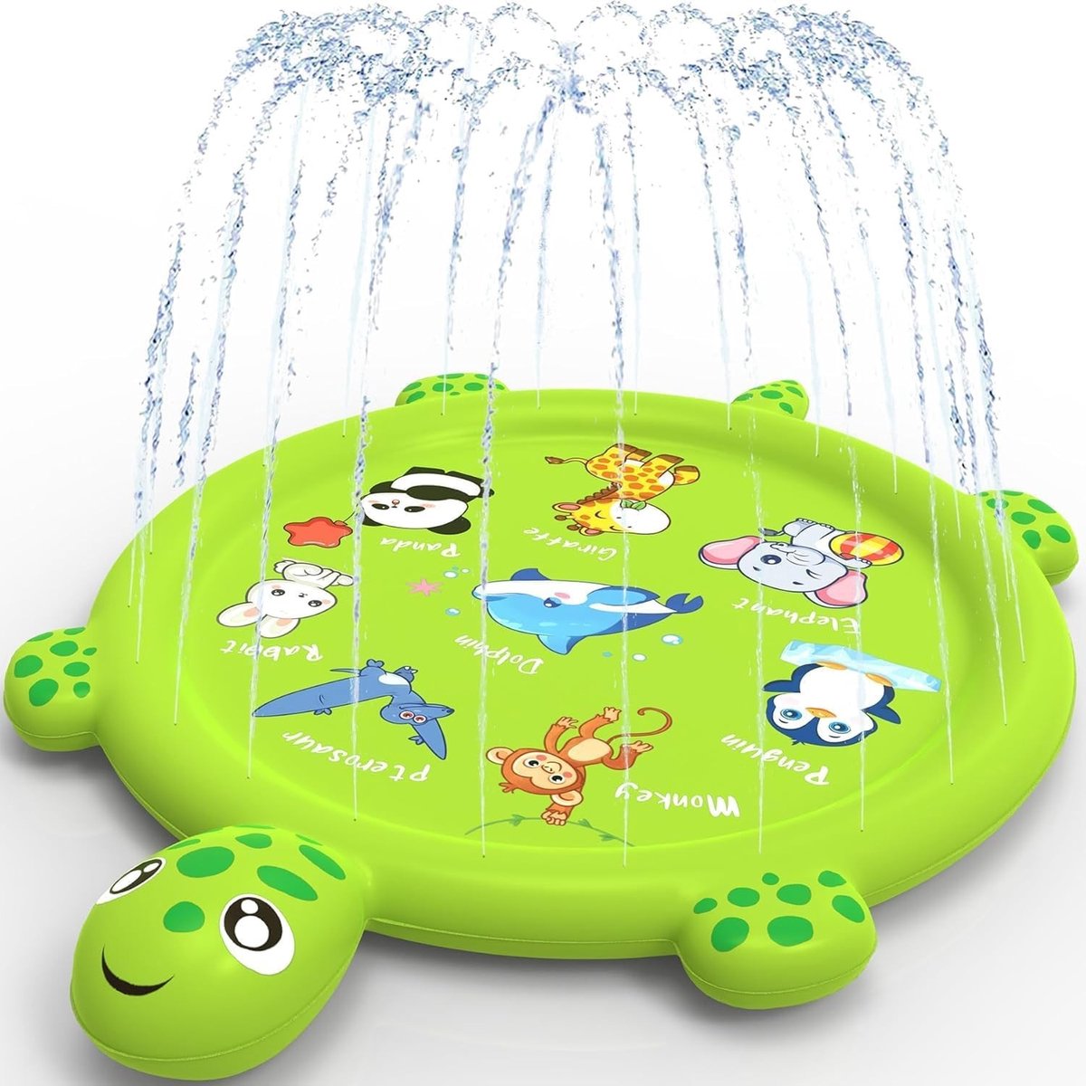 Waterspeelmat met vrolijke schildpadmotieven voor urenlang speelplezier in de tuin