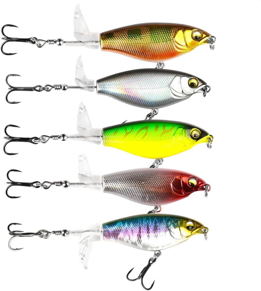 Jigging Lure Vis - Metal Spoon Lure - Vissen Vangen - Geluids kralen - 5 stuks - Niet gespecificeerd