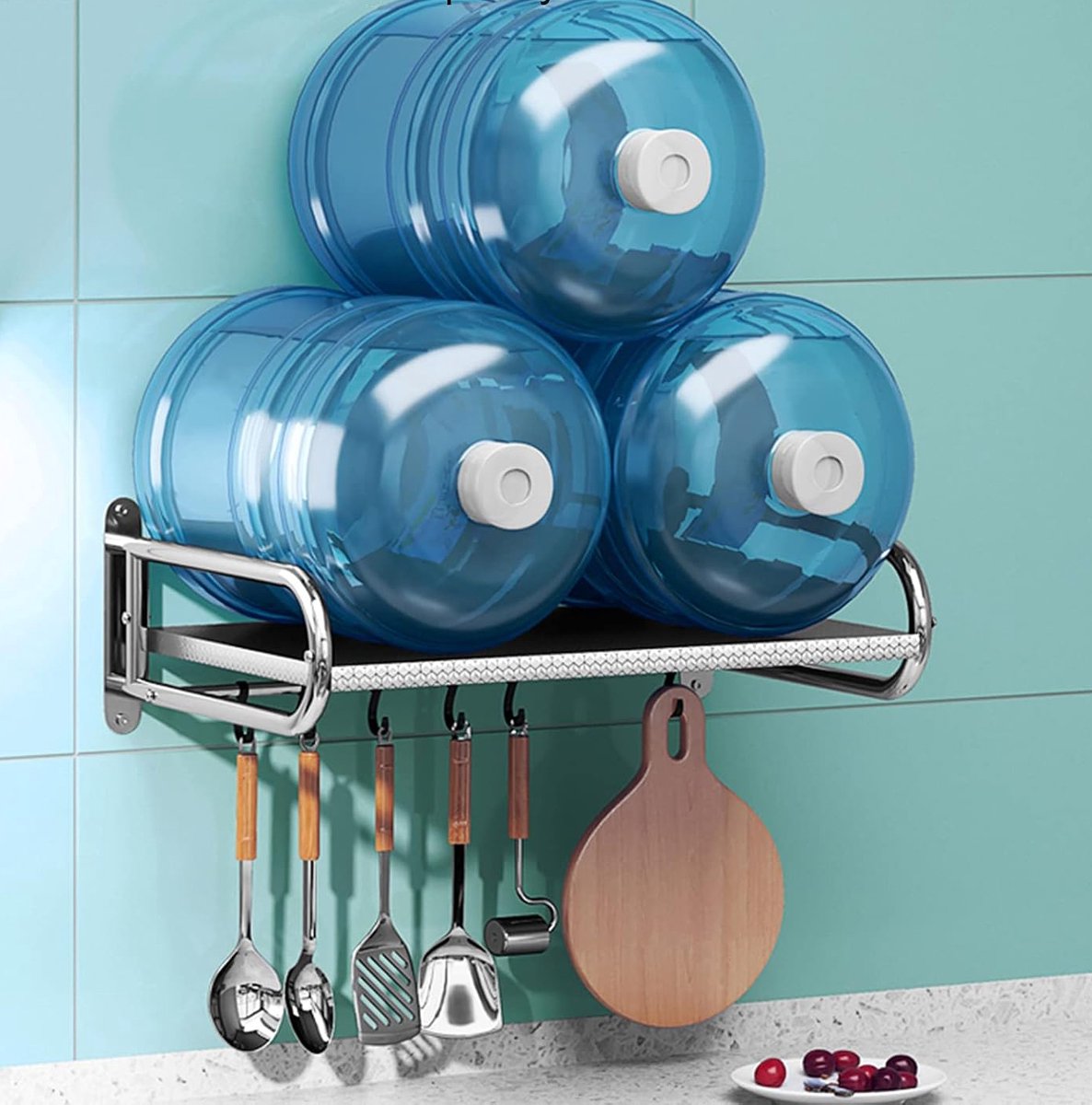 Magnetronplank, Keukenplank, Duurzame Keukenorganizer en Opberghouder, Muurbeugel