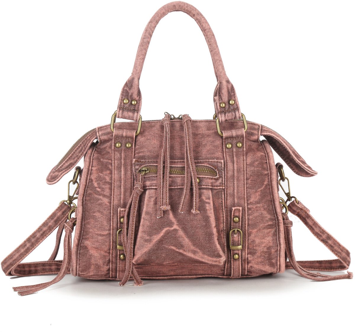 Giuliano kunstlederen jeans handtas Nienke - Dames - Roze