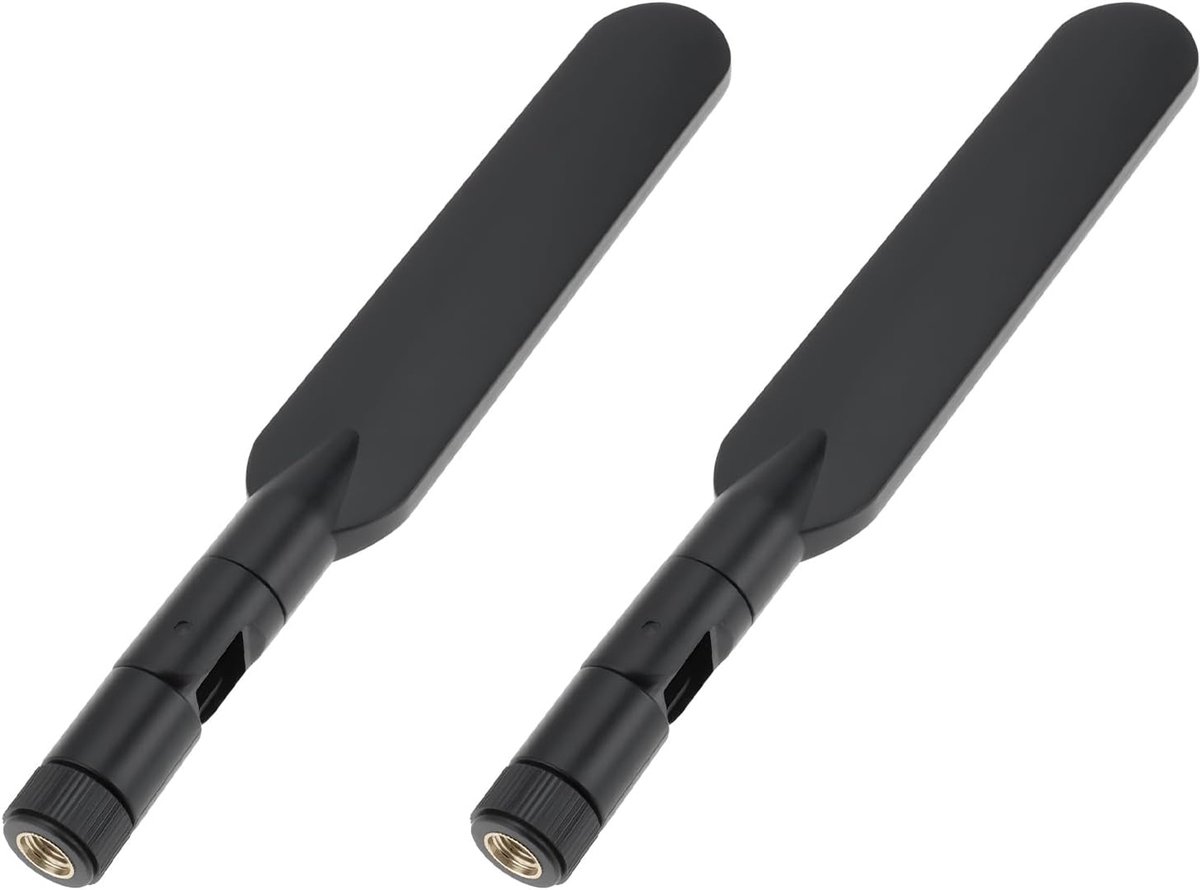 SnelShoppen - 2 Stuks Draadloze WiFi Router Antenne SA30M36130 0XJ094 9dBi Geschikt voor Lenovo Antenne GSM 2G 3G 4G LTE Volledige Band