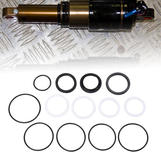 SnelShoppen - 13PCS Schokdemper Onderhoudskit Rubberlucht Float Vervangingen voor DPS DPX2 - Trillingsdempelkit voor Glad Rijden, Schokservicekit Floa van Snelshoppen — afbeelding 3