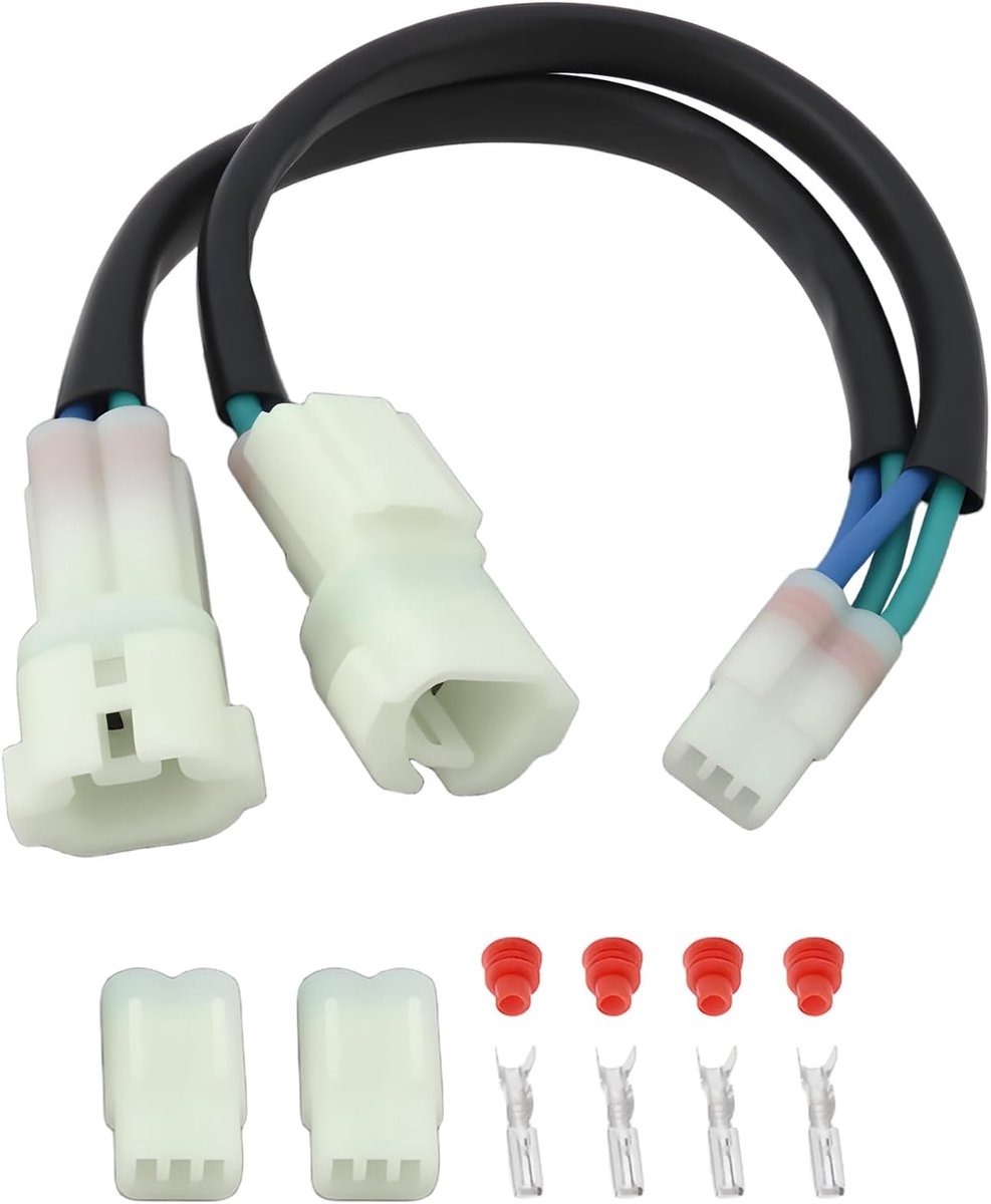 SnelShoppen - Motorfiets USB Y Splitter 20cm Voor Triumph Trident 660, Tiger 800 900 1050 1200 - Dubbele Oplaadpoort Voor Meerdere Apparaten