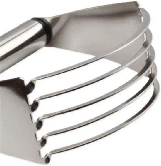 Roestvrijstalen Deegmixer - Keukenmixer Garde - Bakken Ingrediënten Mengen - Efficiënt Vet Verdelen - Niet gespecificeerd - Zilverkleurig — afbeelding 5