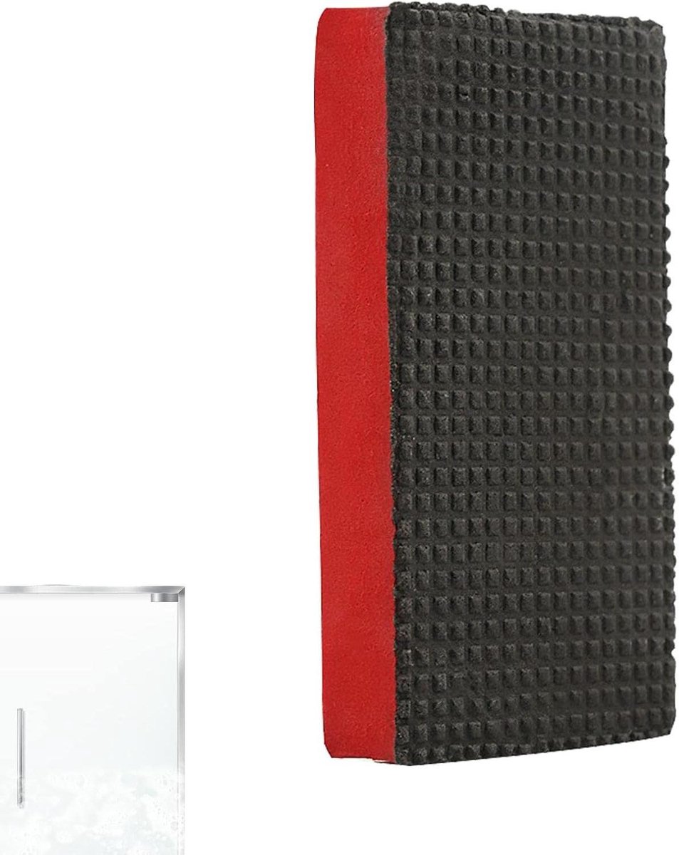 Autodetail Kleihanddoek - Microvezel Kleedoek - Auto Reinigen - Krasvrije Decontaminatie - 20x20cm - Rood
