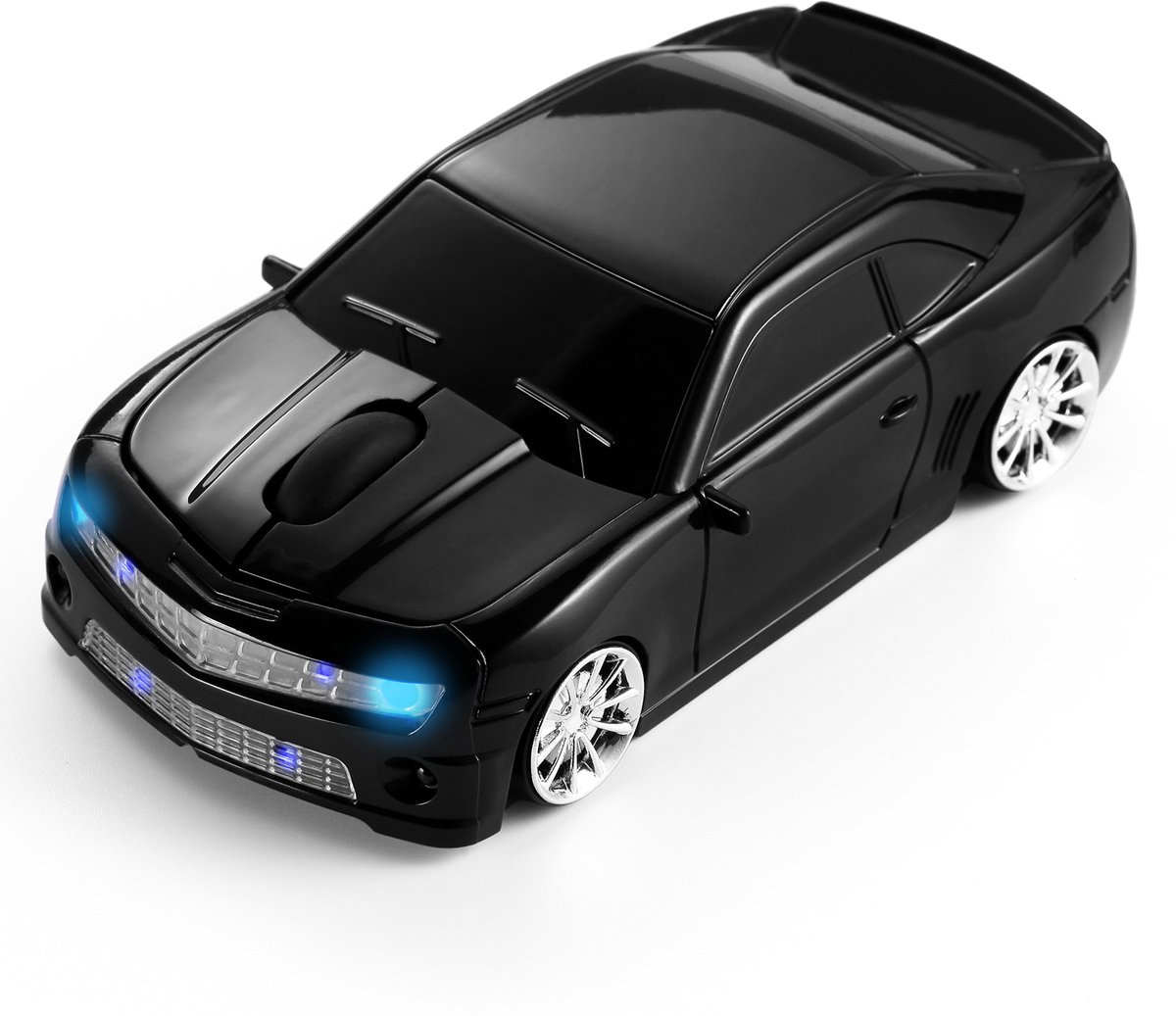 Draadloze Muis - 2.4G - Leuke sportwagenontwerpen - Computer automuis - Draadloze gamingmuis - Computermuis - Ultralicht en draagbaar - Computeraccessoires - Voor Laptop en Computer - Zwart