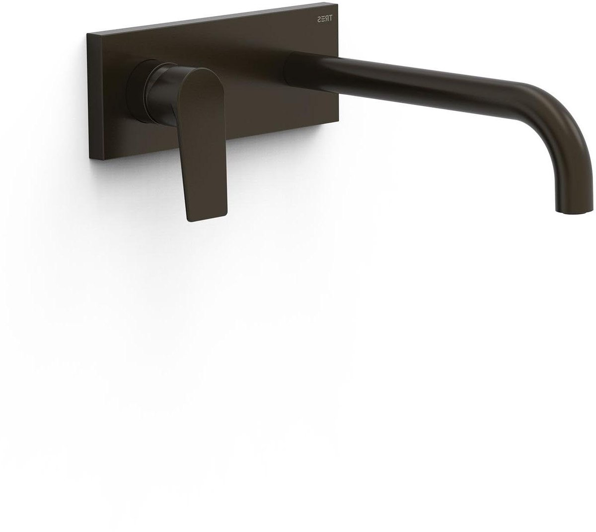 Kraan Onderdeel - Zichtbare Kraan - Badkamer Inrichten - Zonder Inbouwdeel - 240 mm Uitloop - Zwart Brons