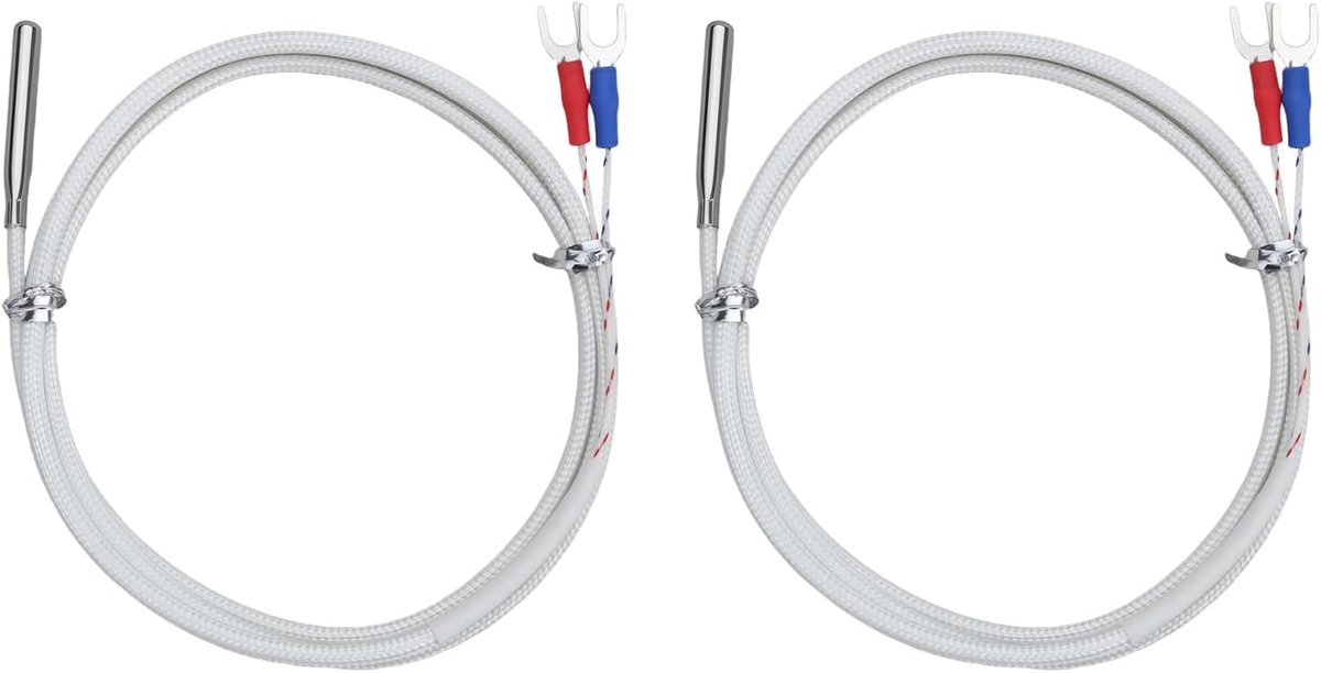 Thermokoppel Temperatuursonde 4x30mm - PT100 - 0-800°C - Voor industrieel procesmonitoring - ShopVlot