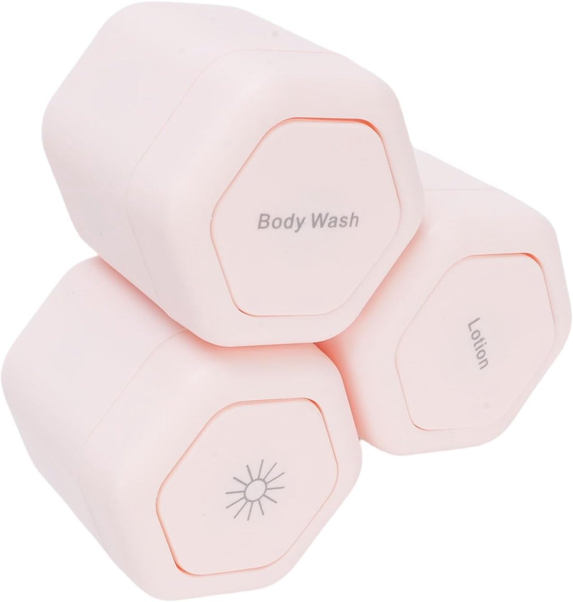 SnelShoppen - Reisetui Set, Lekvrije Magnetische Containers met Brede Opening, Herbruikbare Reiscapsules van Hoogwaardige Kunststof voor Douchegel en