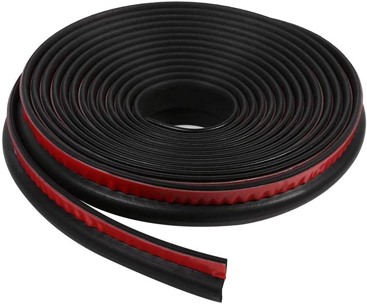 SnelShoppen - Auto Deur Zijbescherming 4m Universele Rubber Strip - Duurzaam EPDM Materiaal - Geluidsisolatie en Vuilbescherming - Voor Auto Deuren en