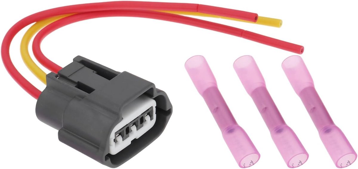 SnelShoppen - 1Pc 3Pin Reparatie Kit Connector 6189-0779 DJM7032-2-21 Geschikt voor Mazda, Infiniti, Nissan, Renault - 15cm Draad Lengte, Plug en Play