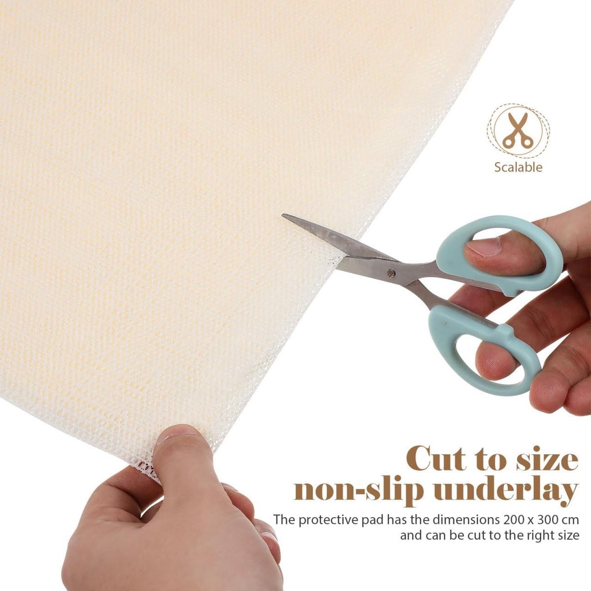 Tapijtmat 180 x 300 cm - Antislip Onderlaag - Vloerbescherming voor Hout en Tegels - Ideaal voor Thuis en Kantoor - ShopVlot