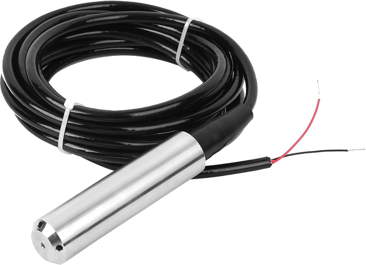 SnelShoppen - TL-136 Vloeistofniveausensor IP68 Waterdicht 12-32VDC Waterpeil Detector 4-20mA Signaaluitgang Waterpeil Schakelaar (0-3m)