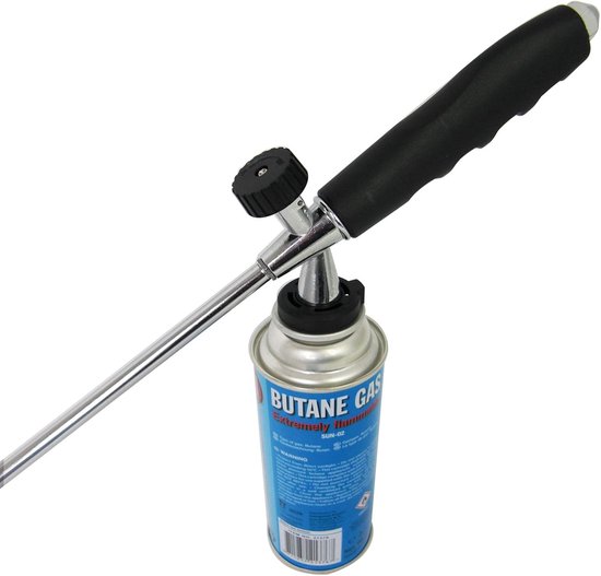 Gas Onkruidbrander - Brandertje Tuin - Onkruid Vrij Maken - Chemisch Vrij Verwijderen - 80 cm Lengte - Zilver — afbeelding 4