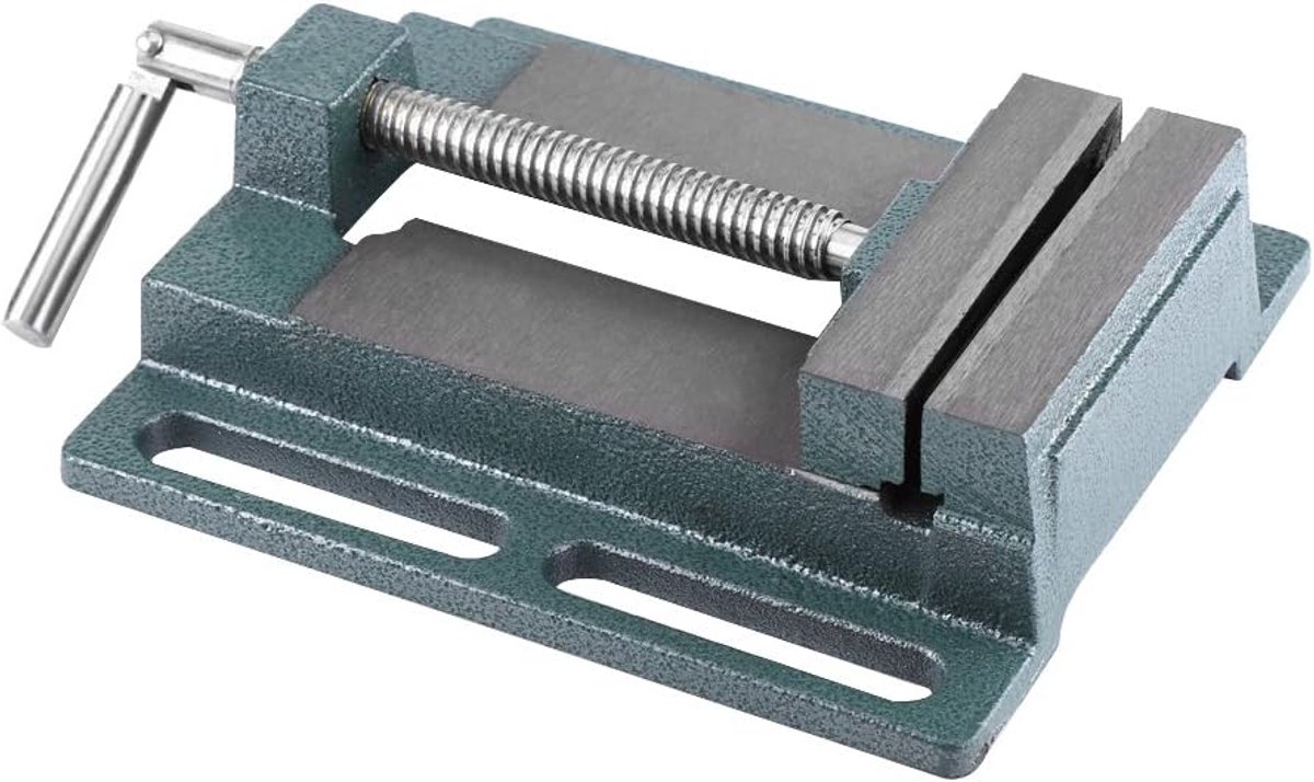 SnelShoppen - Heavy Duty Draaiende Werkbank Klem, 2.2kg Werkbank Tafel Vice Top Klem Pers Slot voor Boor Boorbit, 18.5 x 16.6 x 2.7 cm