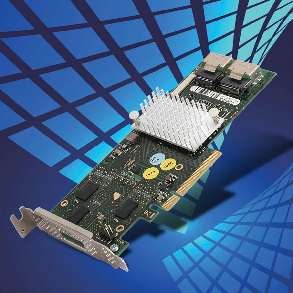 SnelShoppen - 8 Poorts SATA/SAS Controller Kaart D2616 met LSI SAS 2108, 512MB Cache, Ondersteunt Tot 32 SATA/SAS Apparaten, Ideaal Voor Opslaguitbrei
